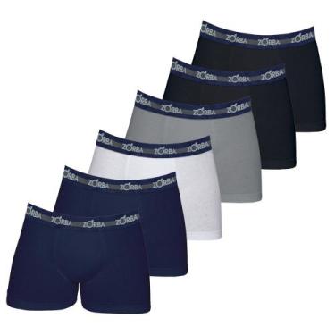 Imagem de Kit c/6 Cuecas Zorba Boxer Max - 0702, G