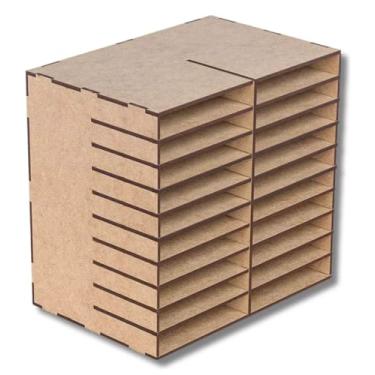 Imagem de Organizador de Canetas Touch/Marcadores Bobbie Goods em MDF – 120 Cores