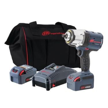 Imagem de Ingersoll Rand Kit de chaves de impacto sem fio W7152-K22 20V de alto torque de 1/5.1 cm, torque de 457.2 m-lb, 2 baterias e carregador