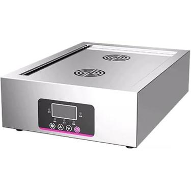 Imagem de Vaporizador De Vegetais Elétrico Comercial Vaporizador A Vapor De Aço Inox Para Cozinhar Veg Touch Cotrol Timig Efficiet Cookig Ati-dry Alarme, A