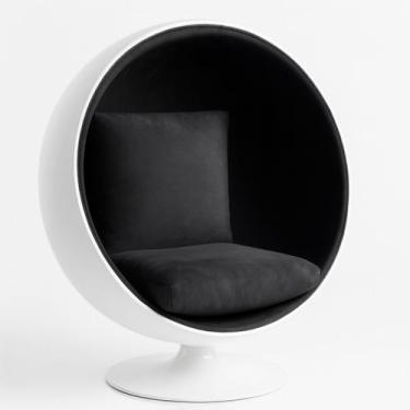 Imagem de Poltrona Ball chair Preta - Linn Design Decor