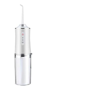 Imagem de Enxaguatório bucal portátil recarregável por USB 220 ml com bico potente para limpeza (Branco)