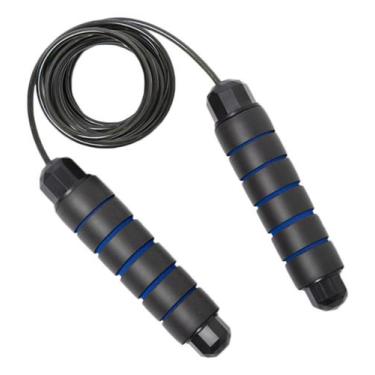 Imagem de Corda De Pular Cross Speed Rope Rolamento Profissional Fit Ginastica J