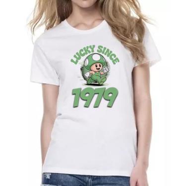 Imagem de Camiseta Baby Look Lucky Since 1979 - Alearts, GG