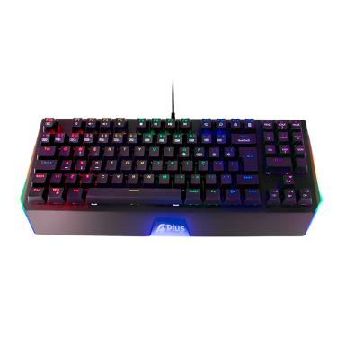 Imagem de Teclado Mecânico Gamer Aplus Mizu Rainbow ABNT2 com Switch Outemu Blue AP-KB-3989