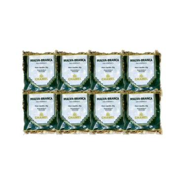 Imagem de Kit 8x Chá Pacote Malva Branca Folhas 30g - CHAMEL
