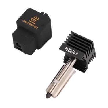 Imagem de Eujgoov Extrusora de Final de Extremidade Quente Upgrade de Alta Temperatura Endurecida Bico de Aço Com Manga de Silicone para Bambu Labh2d Combo A1 A1 Mini 3D Impressora (0,8 mm)