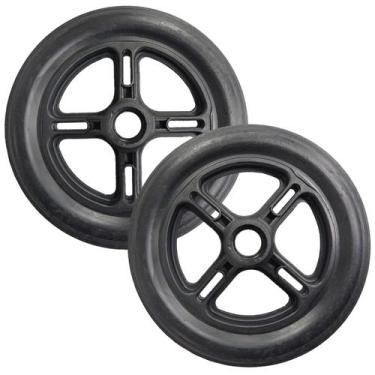 Imagem de Rodinha Dianteira Aro 6 Prolife para Cadeira de Rodas Pneu PVC Emborra