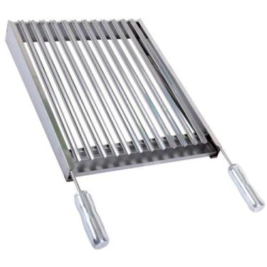 Imagem de Grelha Modelo Parrilha Medidas 50X40cm Aba Feito Em Inox 430 - WRSTEEL