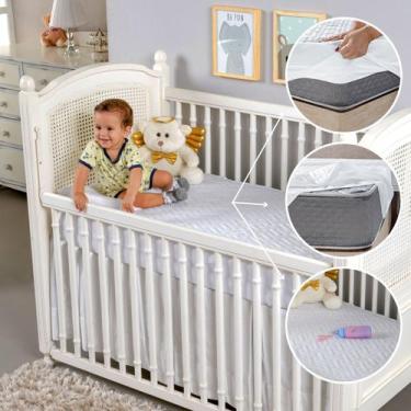 Imagem de Capa Protetora De Colchão Para Berço Impermeável Matelado - Vitor Bord
