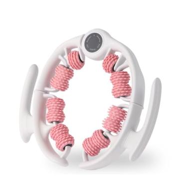 Imagem de Ferramenta de massagem celulite massageador de drenagem linfática para coxas, pernas e nádegas, rolo anticelulite com alças destacáveis, ferramenta de massagem de fáscia para pele contornada e mais