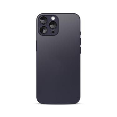 Imagem de Capinha Compativel com iPhone 15 Pro Verso Vidro Fosco Bordas de Silicone Luxuosa Premium Com Proteção de Camera