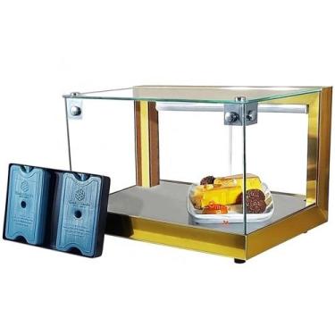 Imagem de B-VF47 - Vitrine fria Beta 47cm Dourada com 8 Gelo-X - 220V - Omega