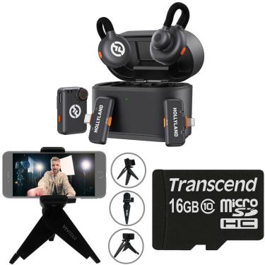 Imagem de Microfone de lapela sem fio Hollyland Lark M2S Ultimate Combo