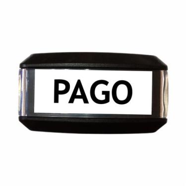 Imagem de Carimbo Automatico Autoentintado PAGO Nykon 302 (14x38mm)