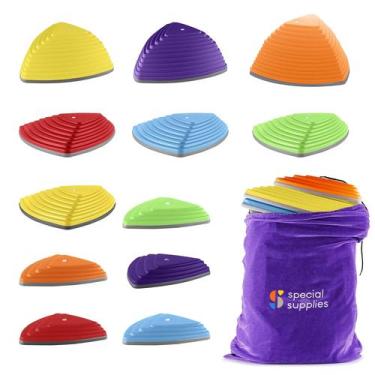Imagem de Suprimentos especiais Balance Stepping Stones para crianças (multicolo