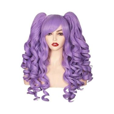 Imagem de Peruca Sintética Longa E Cacheada Para Mulheres HAIRJOY Para Festa À F