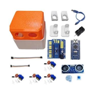 Imagem de Kit DIY De Estrutura De Robô 3D OTTO Para Arduino Com Servo SG90, Brin