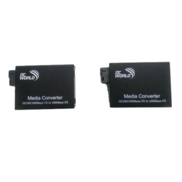 Imagem de Conversor de Mídia Giga WDM SM 20KM Par (LA + LB) DCWORLD DC-MC-GE-SS-