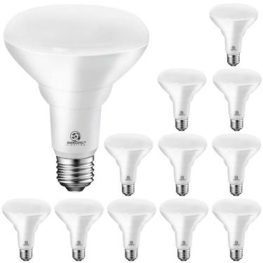 Imagem de Lâmpadas LED embutidas Energetic BR30 8,5W 650LM 3000K 12Pk - ENERGETI