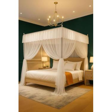 Imagem de Mosqueteiro Palácio Casal/Box/Queen Completo Com Armação Anti Mosquito