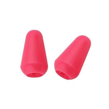 Imagem de DIAO79NI Básica métrica de 3,7 mm para guitarra de plástico com pontas de interruptor de 5 vias, captador para guitarra elétrica estilo Strat/Stratocaster, rosa (conjunto de 2)