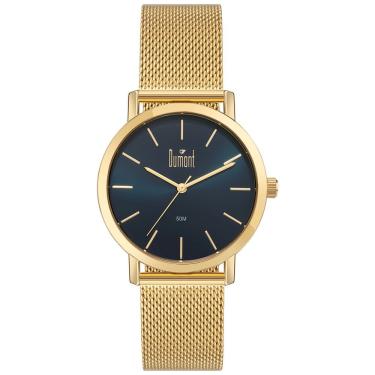 Imagem de Relógio Dumont Masculino Traveller Dourado - Du2035moz-4a