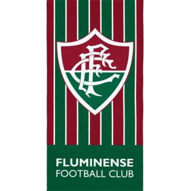 Imagem de Toalha De Banho Lepper Aveludada Estampada Times De Futebol, Fluminens