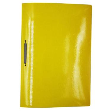 Imagem de Pasta Grampo Trilho Colorida 10 Unidades - TP Pastas , Amarelo