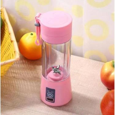 Imagem de Mini Liquidificador Portátil Recarregável Usb 5V 6 Lâminas