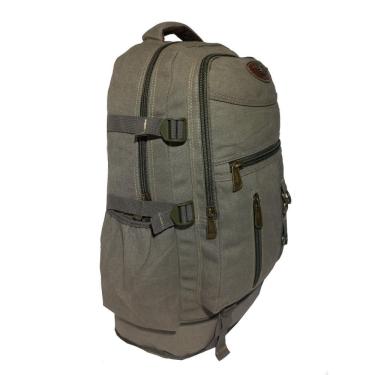 Imagem de Mochila Camping Trilha Viagem Lona Reforçada - Verde