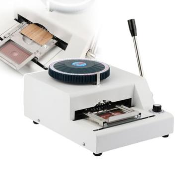 Imagem de CNAOHGHN MáQuina De GravaçãO Em Relevo Para CodificaçãO De Etiquetas De Cachorro, Impressora De CartãO Com 72 Caracteres, Impressora Manual De CartãO Para IdentificaçãO De CréDito De CartãO De Pvc Vip