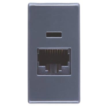 Imagem de Tomada RJ 45 Cat6 Garfite - 57215/056 - Tramontina