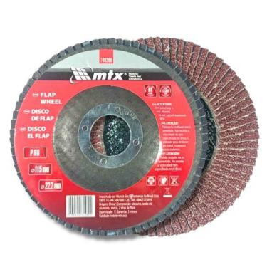 Imagem de Disco de Lixa Flap Fibra 4.1/2 GR 60 Mtx