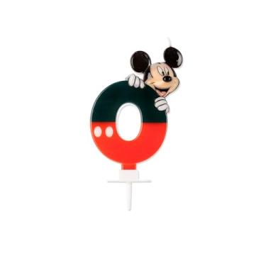 Imagem de Vela de Aniversário Mickey Número Festas - 11,5Cm (6)