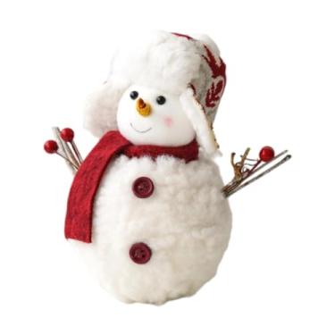 Imagem de Lilihuimaoyi Decoração de Boneco de Neve de Natal, Boneco de Neve, Prateleira Decorativa de Escritório, Presentes para Festas de Fim de Ano, Enfeite de Mesa, M
