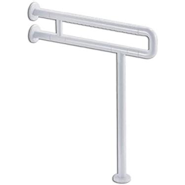 Imagem de QLDFX Barra de apoio de escada para banheiro barra de apoio antiderrapante corrimão vaso sanitário aço inoxidável barra de apoio de banheiro montada na parede toalheiro reto haste de suporte para