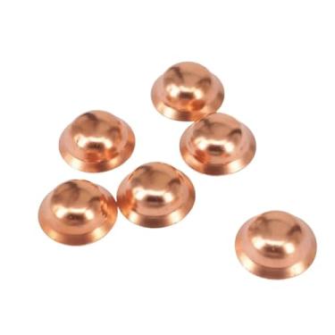 Imagem de 10 peças de tampa de extremidade alargada de cobre puro para ar condicionado (serve para 22,23 mm)