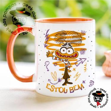 Imagem de Caneca de Cerâmica Divertidamente Novas Emoções Alegria Raiva Medo Tri