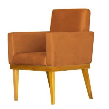 Imagem de Poltrona Decorativa Para Sala Bella Veludo Aninha Decor - Las Patitas,