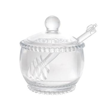 Imagem de Meleira de Cristal C/Pegador Plástico Pearl Bolinha Transparente 200ml Wolff