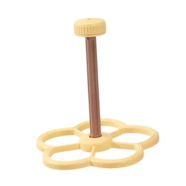 Imagem de Whtkoph Poleiro para pássaros, brinquedo interativo e estimulante visual para pássaros, moinho de vento giratório para calopsitas, tentilhões e periquitos de, Amarelo