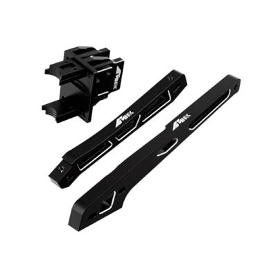 Imagem de NMNRC Alloy Center Differential Diff Mount & Front Rear Chassis Brace for Arrma 1/8 Kraton 6S 4X4 RTR V6 Series Upgrade Part Black