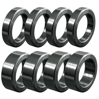 Imagem de AR-PRO Espaçadores de cubo de roda – Kit espaçador de eixo de metal de 1,9 cm, pacote combo com mangas de extensão de 4 x 1/5.1 cm e 4 x 1/10.2 cm para tratores de grama e cortadores de grama