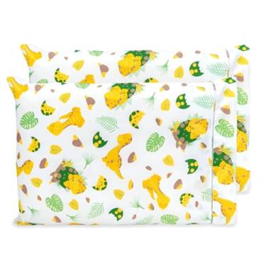 Imagem de Kit 2 Fronhas Avulsas Estampadas Para Travesseiro Malha 100% Algodão Toque Macio Com Zíper Hotel Pousada (Modelo 18, 60x50 cm)