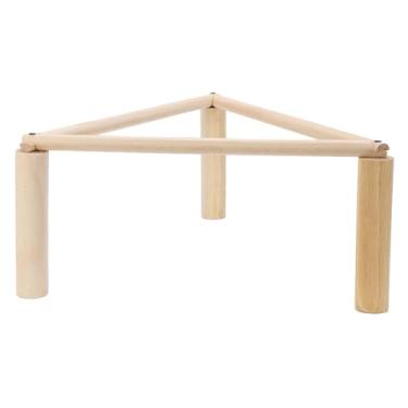 Imagem de Pssopp Poleiro de Poleiro Triangular de Frango, Suporte de Poleiro para área de Nidificação Com Varas de Madeira de Pinho, Plataforma de Poleiro para Galinhas Adultas, Uso Interno e