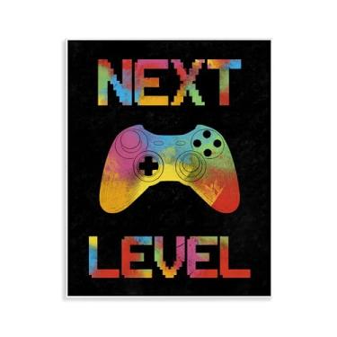 Imagem de Stupell Industries Next Level Rainbow Splatter Wall Plaque Art, design por Marcus Prime, 14 x 11