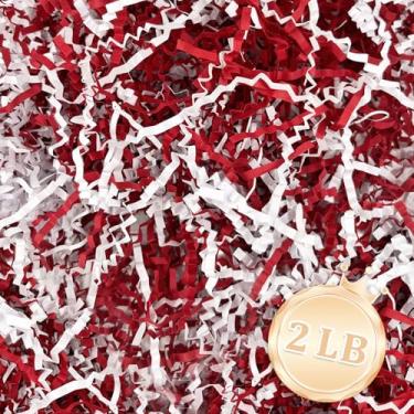 Imagem de Zankubom Enchimento de papel cortado enrugado de 900 g ótimo para embrulhar presentes, enchimentos de cestas, aniversário, embrulho de presente, aniversário, decoração de festa de Natal de Halloween