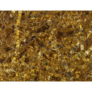 Imagem de Shunzar Papel cortado enrugado metálico, enchimento de caixa de presente, para embalagem, enchimento e enchimento de cestas de presente - Papéis desfiados e enchimento de embalagens para aniversário