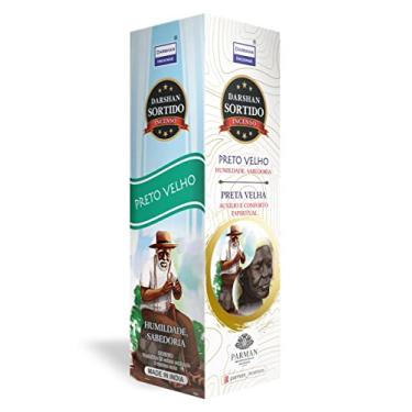 Imagem de Incenso Preto Velho + Preta Velha Darshan Box 25 Caixas Com 8 Varetas